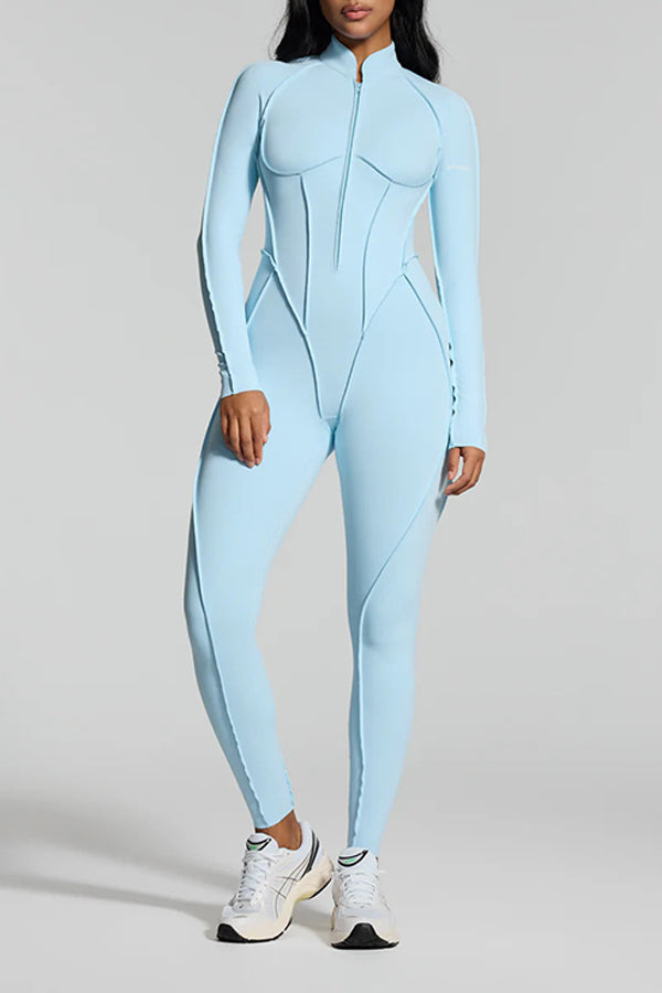 Sports Yoga High Elastic Back Hollow Jumpsuit