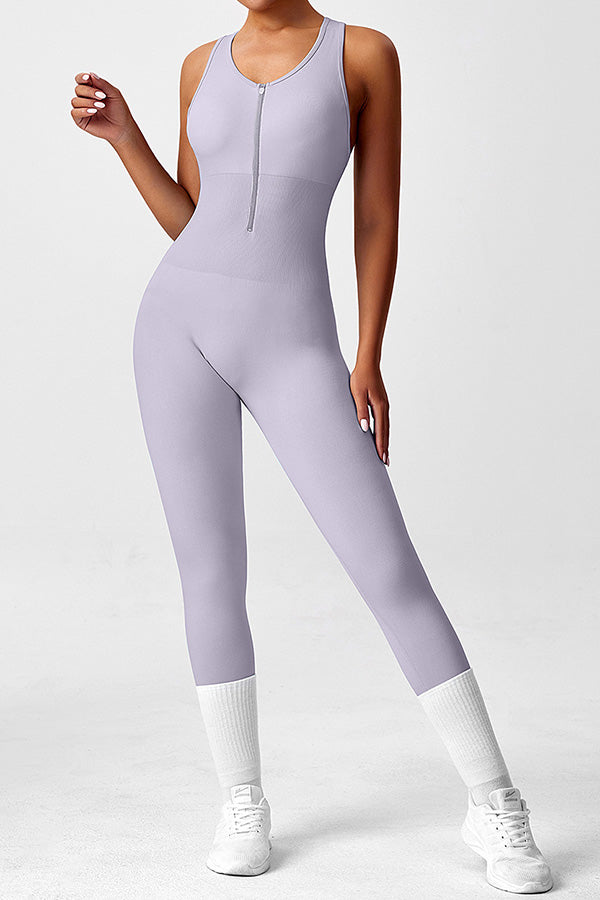 Sports Yoga Tight Hollow Jumpsuit