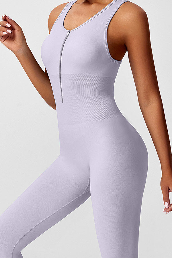 Sports Yoga Tight Hollow Jumpsuit