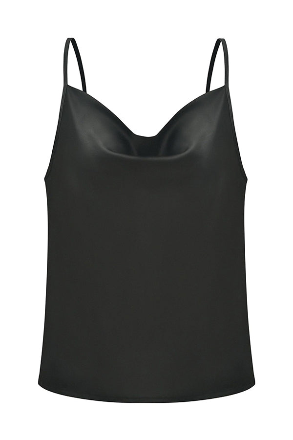 Cowl Neck Adjustable Strap Camisole