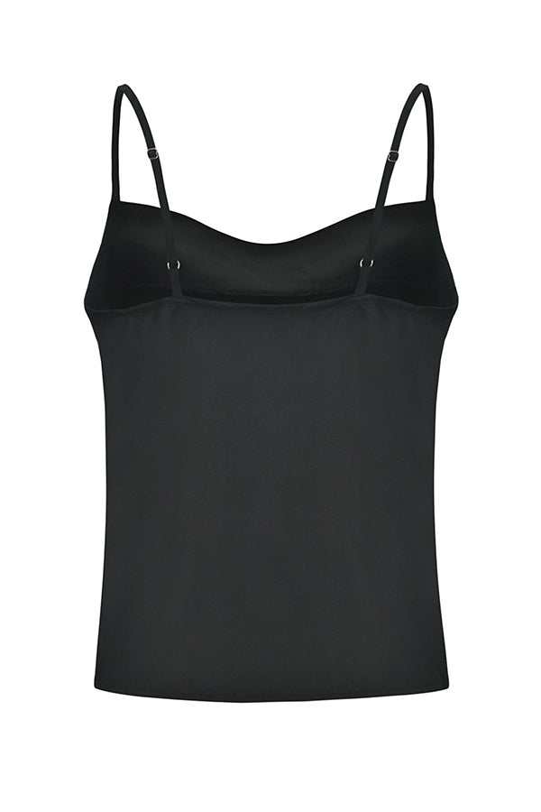 Cowl Neck Adjustable Strap Camisole